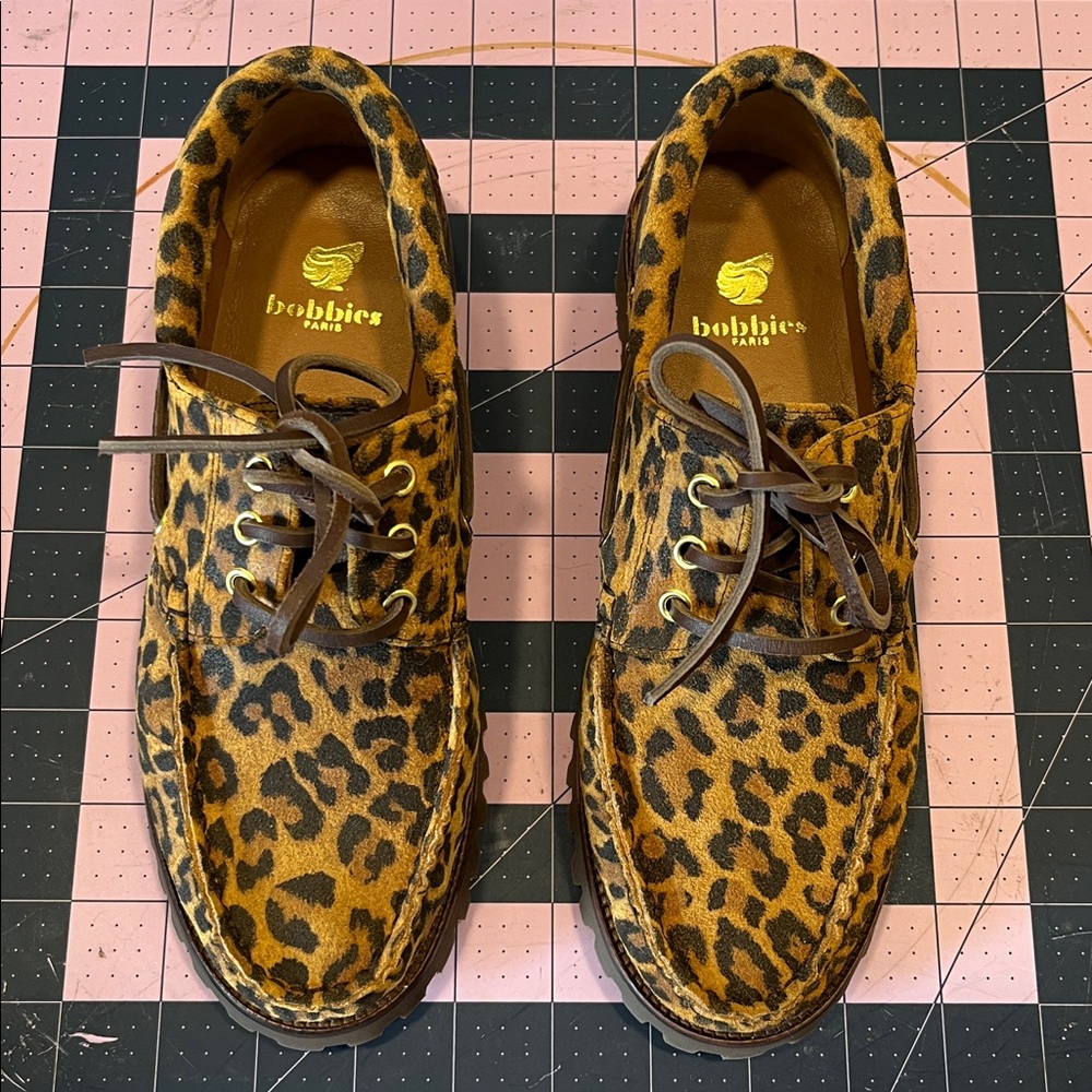 Bobbies / Paris / Betlem-Wild Leo/ Leopard Print Women's Loafers